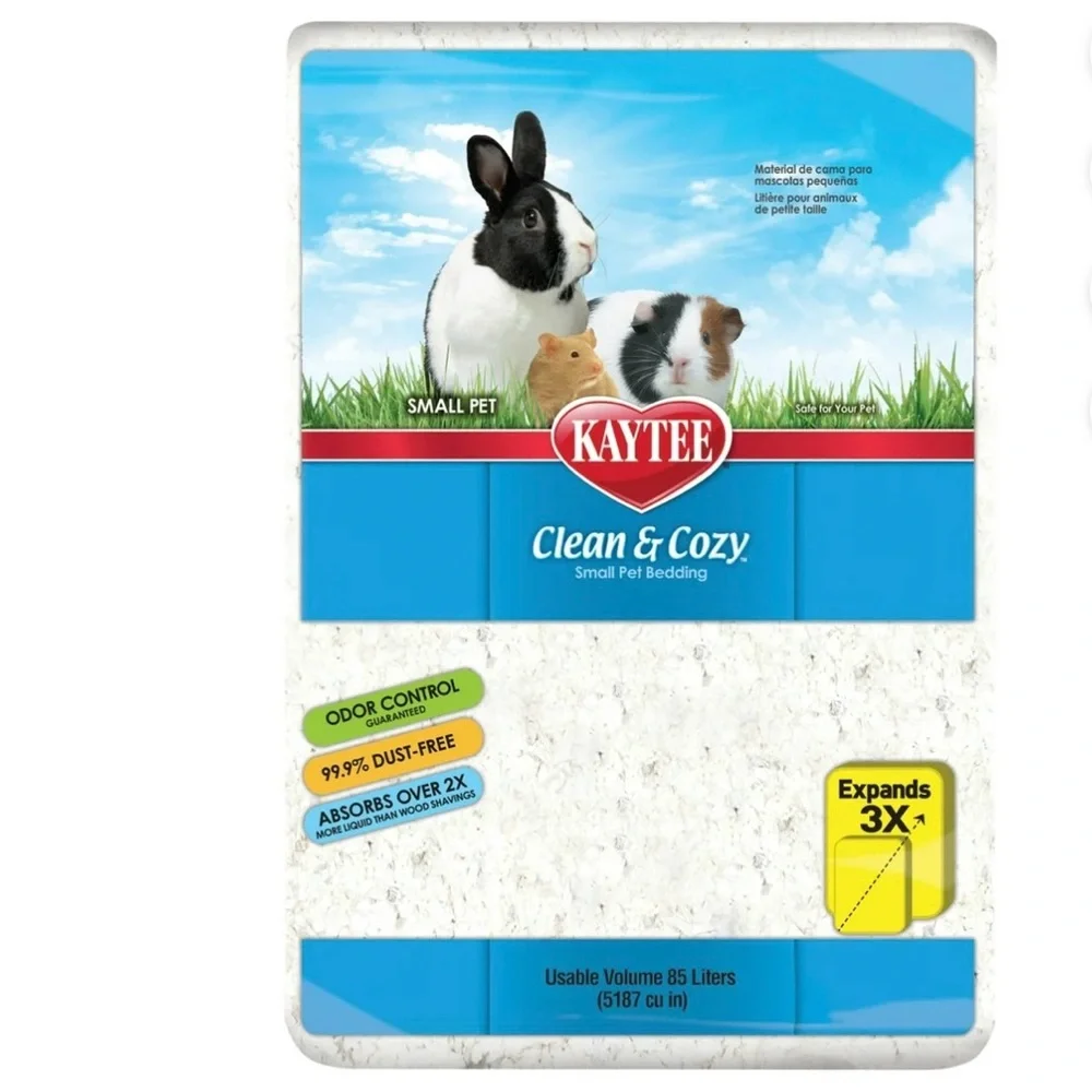Kaytee Clean & Cozy Small Pet Bedding - White